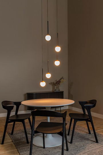 Lucide Lightning Calina Pendant Light Black 42x42cm