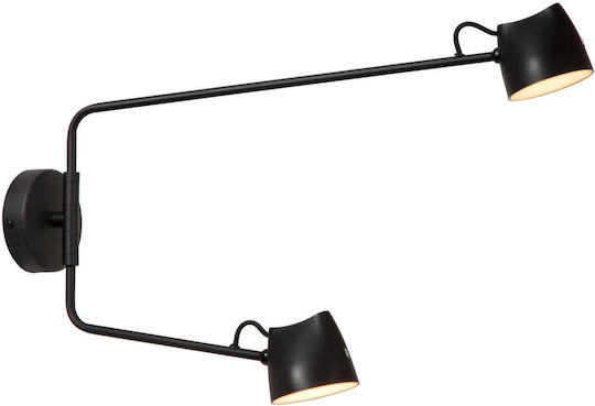 Lucide Lightning Milne Lamp Wall Black