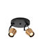 Lucide Lightning Emile Διπλό Σποτ με Ντουί GU10 σε Χρυσό Χρώμα