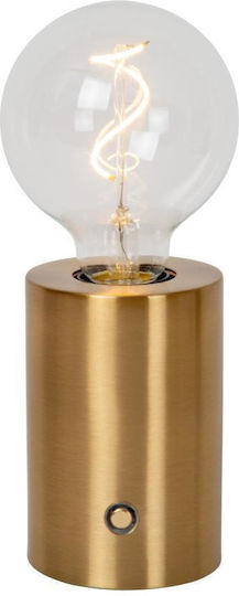 Lucide Lightning Vivo Dekorative Lampe mit Fassung für E27 Lampe Gold