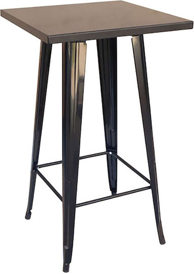 Relix Quadratischer Bar Schwarz 60x60x103cm Relix Quadratischer Bar Schwarz 60x60x103cm