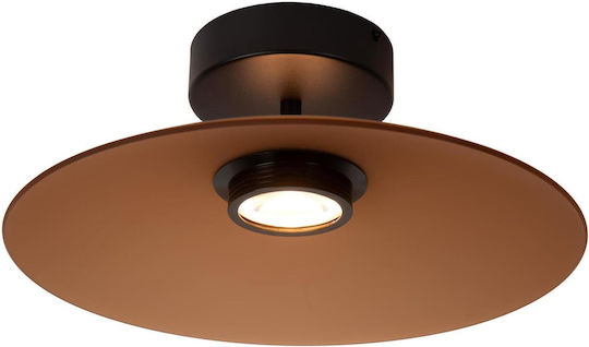Lucide Lightning Menga Plafonieră de Tavan Galben Miere cu LED Integrat