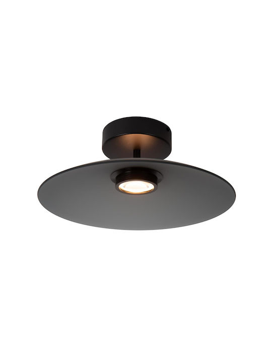 Lucide Lightning Menga Πλαφονιέρα Οροφής Γκρι με Ενσωματωμένο LED