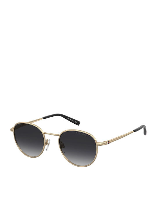 Tommy Hilfiger Unisex Sunglasses with Gold Meta...