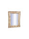 Rectangular Mirror Nextdeco Teak Wood H40xW31xD3cm