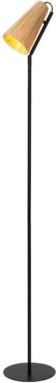 Lucide Lightning Bensen Lampa de podea cu Soclu pentru Bec E14 Bej