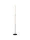 Lucide Lightning Finan LED Floor Lamp with Warm White Light Black