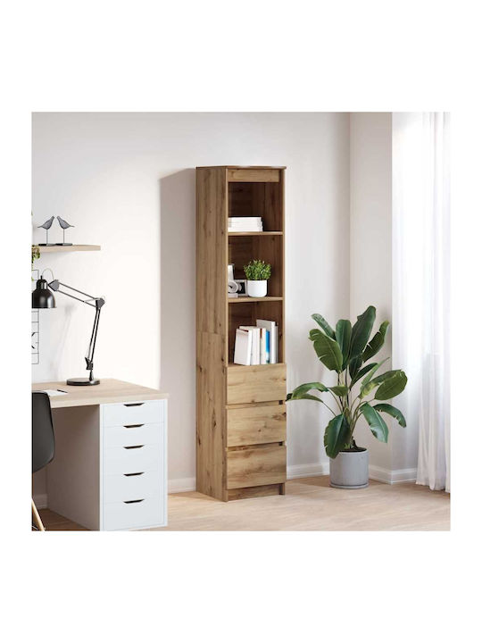 Bookcase Coffee 37.5x35x180cm