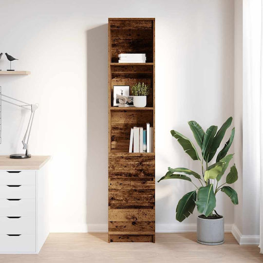Brown Bookcase 37.5x35x180cm