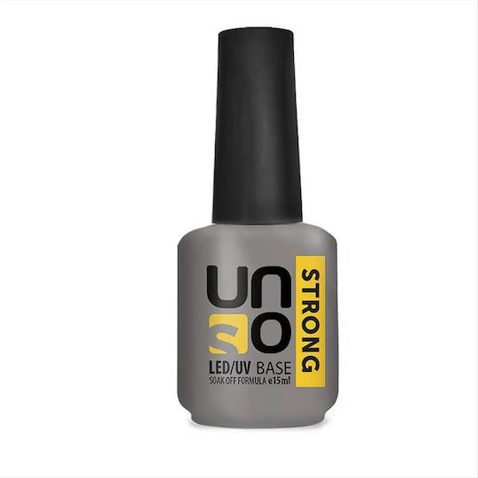 Uno Professional Base Coat / Primer / Top Coat για Ημιμόνιμα Βερνίκια Matte 15ml