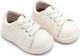 Babywalker White Baptism Leather Sneakers