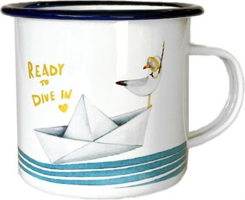 Κουπα Εμαγιε Greek Me Up 360ml Seagull Tct11305