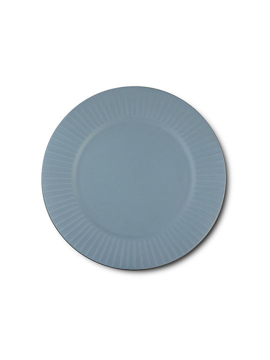 Nava Teller Untiefe Keramik Blau mit Durchmesse...