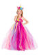 Kinder Karnevalskostüm Karneval Pinky Einhorn Kinder Mädchen