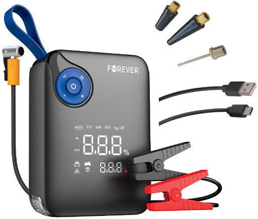 Forever JS-400 Portabil Starter Baterie Auto 7200mAh cu Banca de alimentare / USB / Pompă 7200mAh