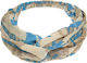 Ble Haarband ''Palmen'' Türkis Beige Golddetail...