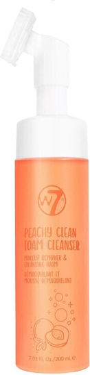 W7 Cosmetics Peachy Clean Пяна Почистване Лице 200мл