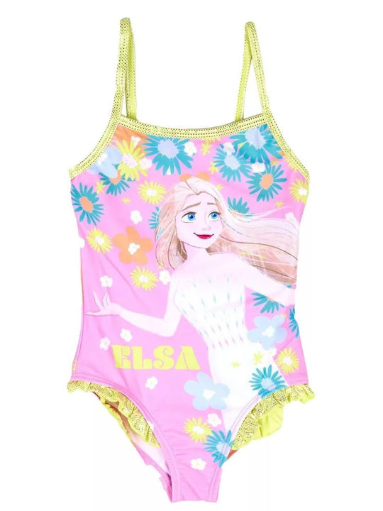 Disney Frozen Kinder Badeanzug Einteilig Pink