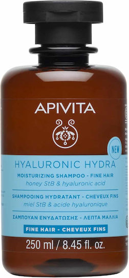 Apivita Hyaluronic Hydra Σαμπουάν Ενυδάτωσης για Λεπτά Μαλλιά 250ml