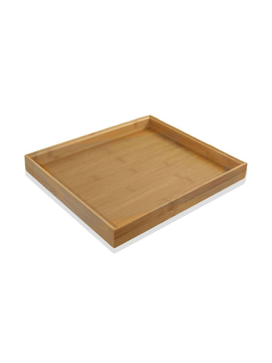 Hermia Bamboo Rechteckig Serviertablett aus Bambus in Braun Farbe 30x26x4cm 280TMA3224 1Stück