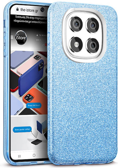 Orso Hybrid Strass Задна корица Силикон Син (Redmi Note 14 Pro+)