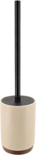 Plastic Toilet Brush Beige