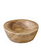 Bowl Nextdeco Teak Wood H7xø15cm