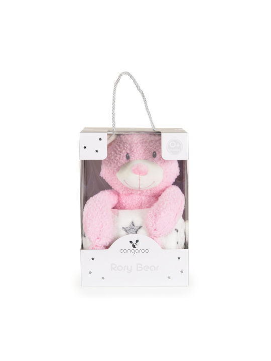 Cangaroo Κουβέρτα Αγκαλιάς & Λίκνου Rory Bear με Ζωάκι 75x90εκ.