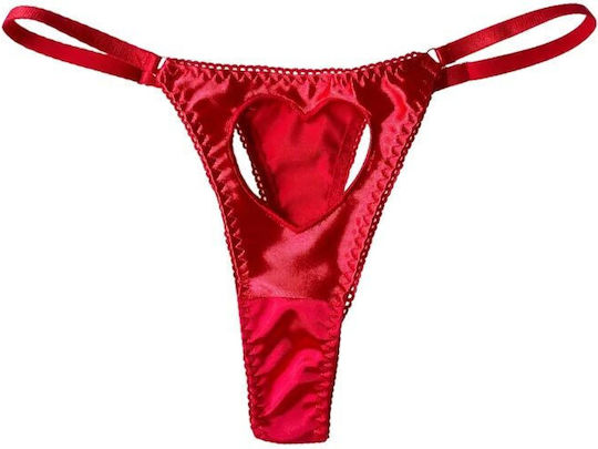 Women's Underwear Annamu Heart Thong Red A-1001