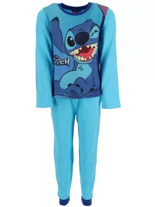 Disney Kids' Pajamas Winter Cotton Blue Lilo And Stitch