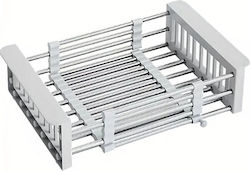 Telescopic Sink Dish Draining Rack 8.5x22x25-40cm Telescopic Sink Dish Draining Rack 8.5x22x25-40cm