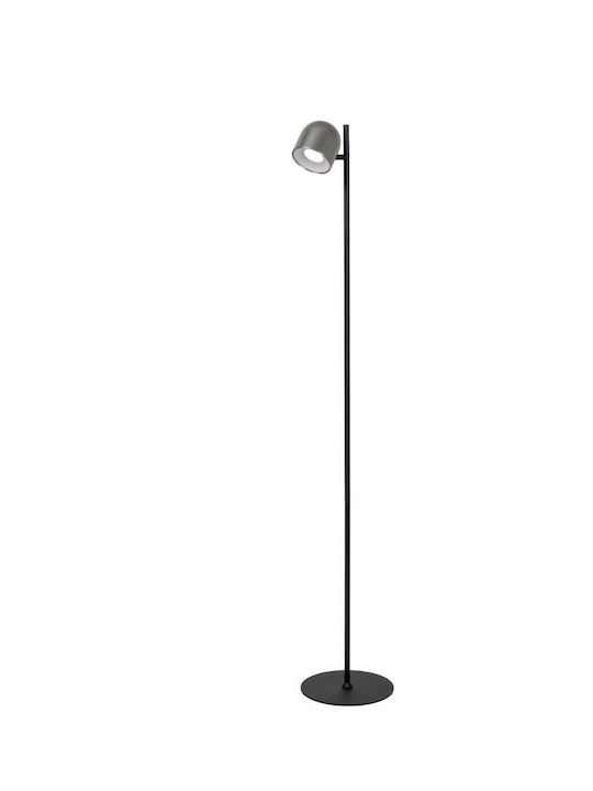 Lucide Lightning Skanska LED Φωτιστικό Δαπέδου με Ρυθμιζόμενο Λευκό Φως Γκρι