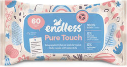 Endless Бебешки кърпички 60бр. Endless Бебешки кърпички 60бр.