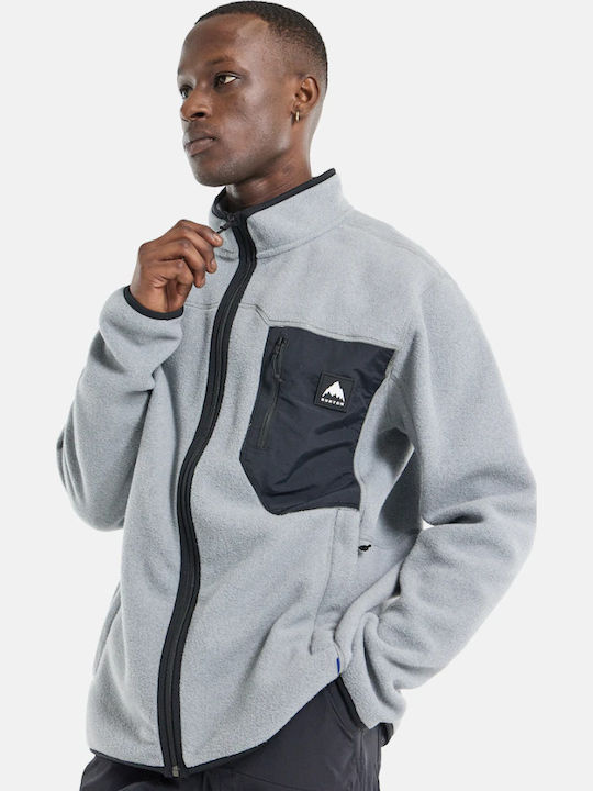 Burton Men's Cardigan Gray Heather