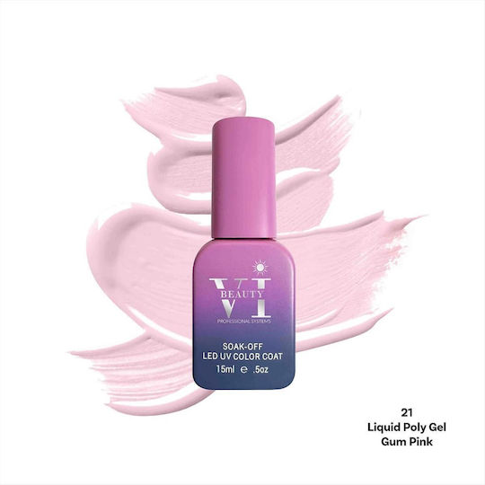 Beauty VI Nail Gel Gum Pink 15ml