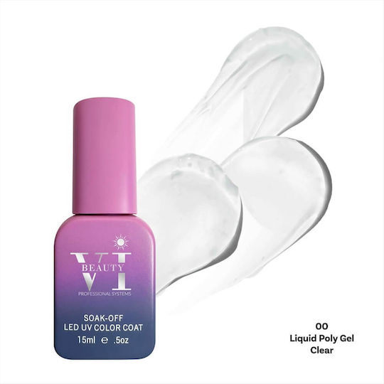 Beauty VI Gel Gel pentru Unghii 00 Clear 15ml