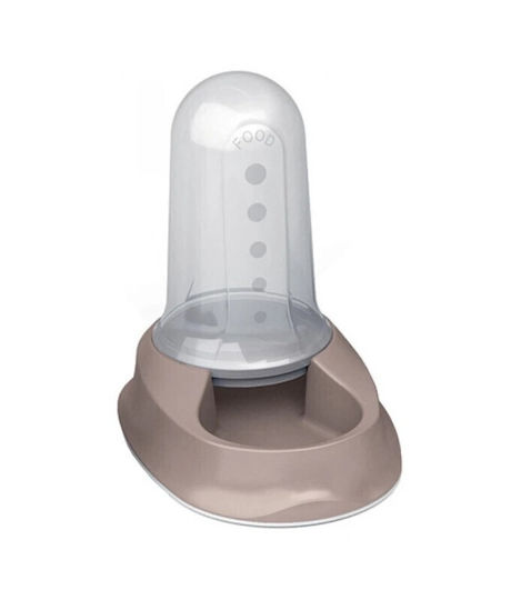 Stefanplast Automatic Waterer / Feeder for Dog & Cat 2x 800ml in Beige Color