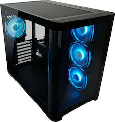 LC-Power Gaming 8001B Pro-Storm Light Midi Tower με Πλαϊνό Παράθυρο LC-Power Gaming 8001B Pro-Storm Light Midi Tower με Πλαϊνό Παράθυρο