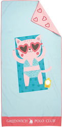 Kids' Beach Towel Girly Cat 4081 Greenwich Polo Club Kids' Beach Towel Girly Cat 4081 Greenwich Polo Club