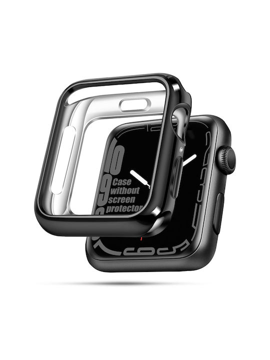 Orso Θήκη Σιλικόνης σε Μαύρο χρώμα για Apple Watch 45mm