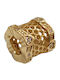 Kalliopi Silver Heart Charm Made of Gold Plated Silver with Zircon