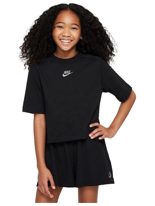 Παιδικό T-shirt Μαύρο Sportswear