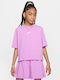 Kinder-T-Shirt Lila Sportswear