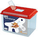 Ferplast Fish Aquarium Capacity 11lt with 35.6x23.4x22.8cm Red