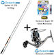 Oceanic Spider III 270 Fishing Rod For Spinning 2.7m With Mechanism 10-50gr