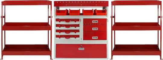 Monster Racking Flame Metal Van Shelving Bundle