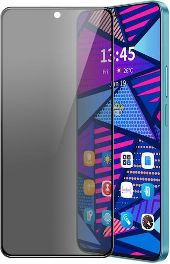 Full Face Tempered Glass Negru (Moto G55)