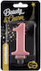 GoDan Birthday Candle Number "1" in Pink Color ...