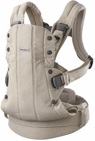 BabyBjorn Classic Carrier Harmony Woven Beige with Maximum Weight 15kg