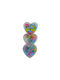 Set mit Kinderhaarschmuck in Herzform Box